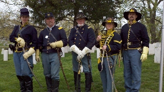 Officers and Enlisted Ready to Serve at Keokuk National Cemetery